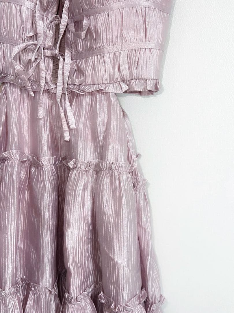 き*り様 【完売品】ROBE de FLEURS ローブドフルール ピンクドレス