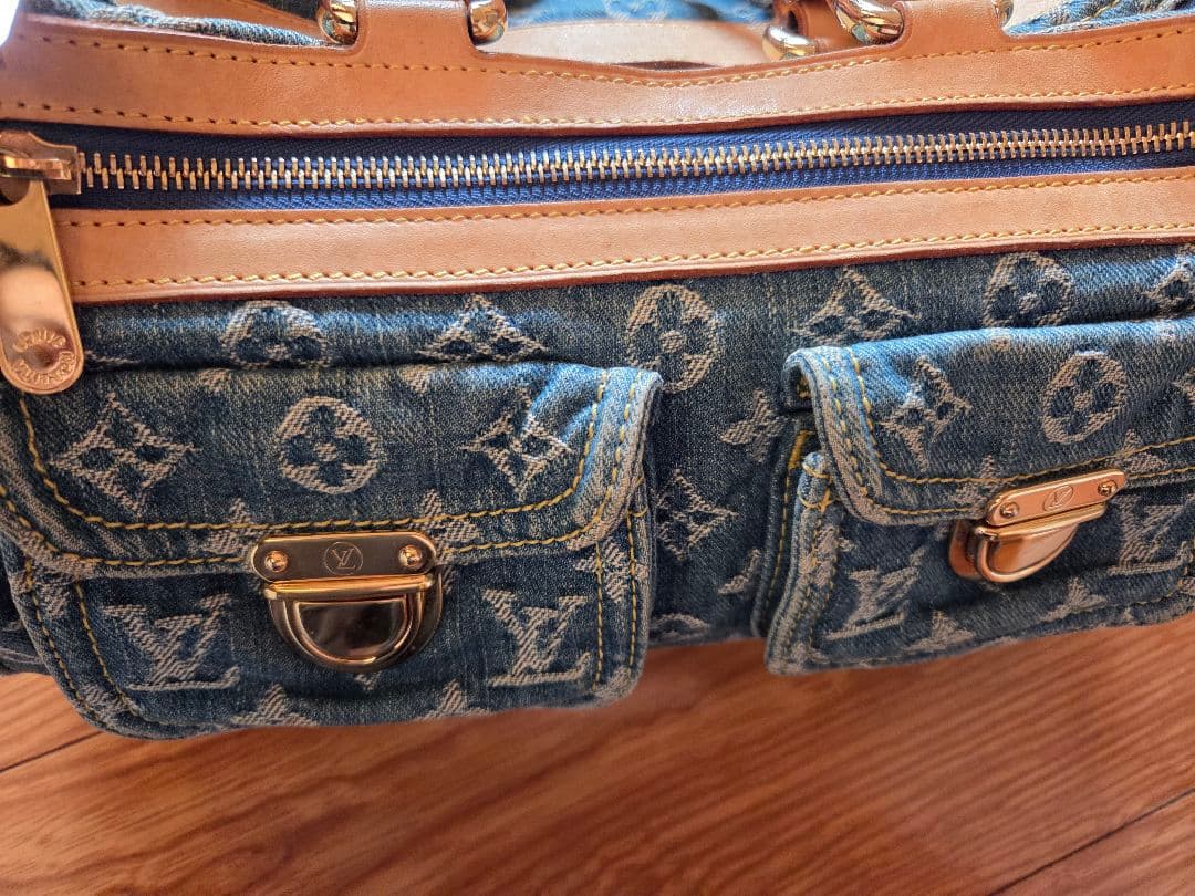 LOUIS VUITTON ルイヴィトン ネオスピーディ モノグラムデニムバッグ