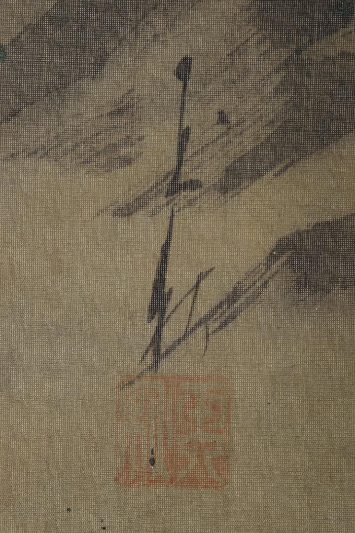 玉秋/猛虎図/トラ図/掛軸☆宝船☆Y-798　JM