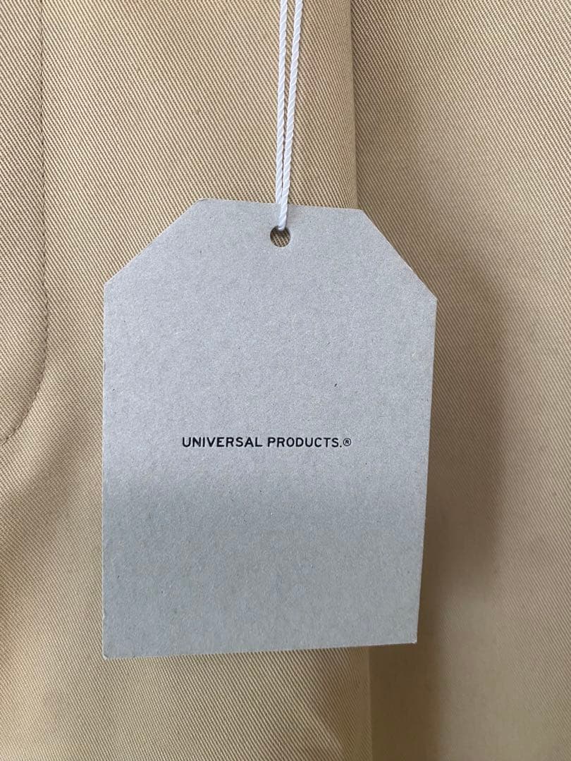 パンツ UNIVERSALPRODUCTS COTTON 1TUCK TROUSERS