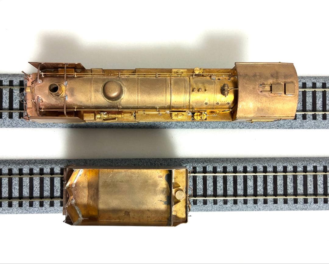 HOゲージ C53 蒸気機関車　未塗装完成品