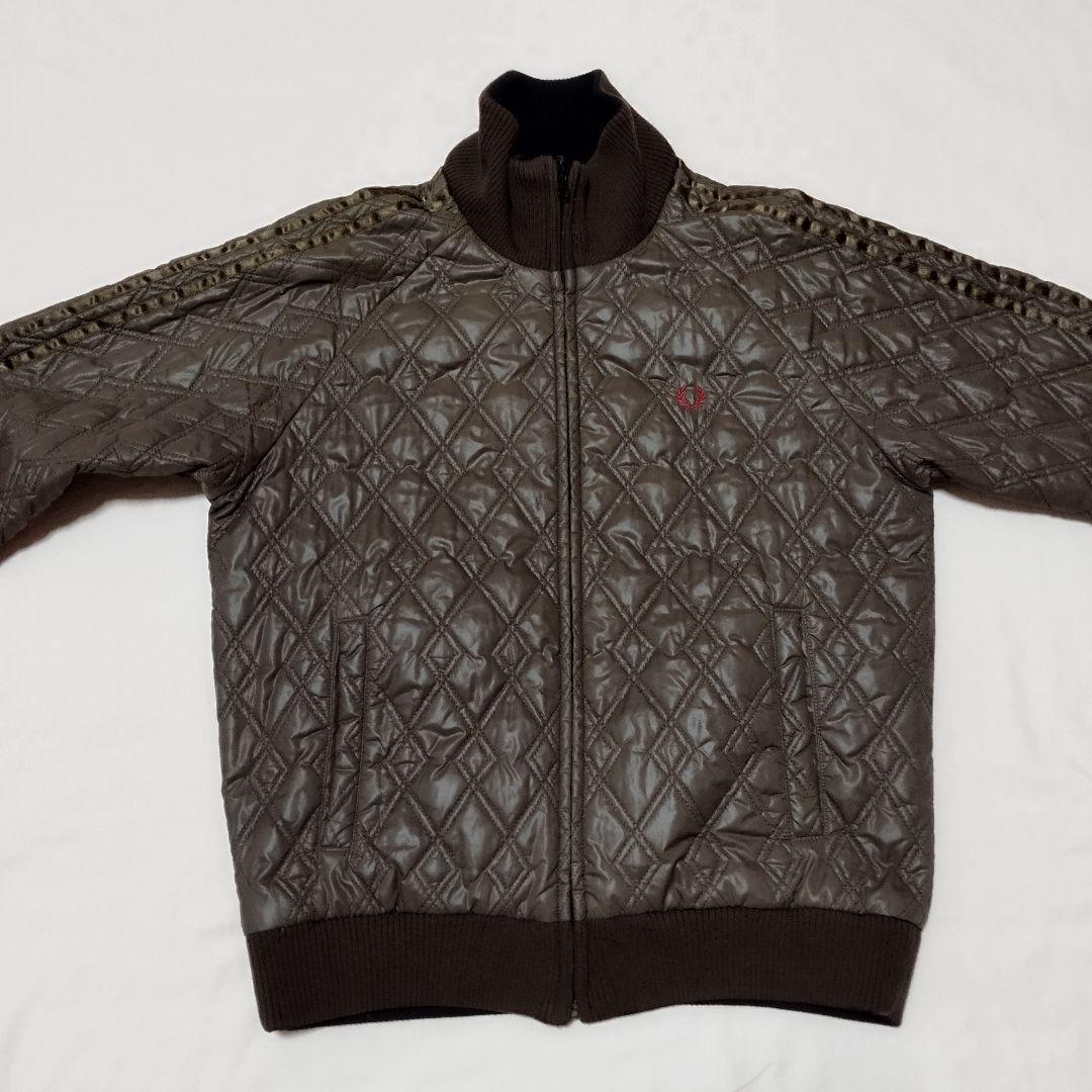 フレッドペリー　リバーシブル　ジャンパー　ブルゾン　キルティング　千鳥格子　M