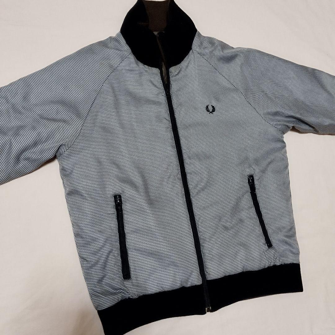 フレッドペリー　リバーシブル　ジャンパー　ブルゾン　キルティング　千鳥格子　M