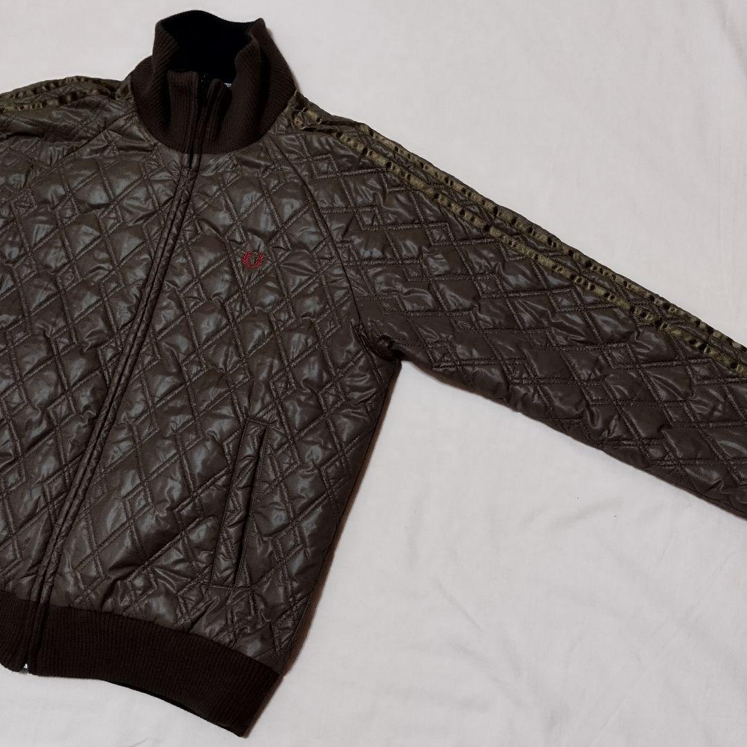 フレッドペリー　リバーシブル　ジャンパー　ブルゾン　キルティング　千鳥格子　M