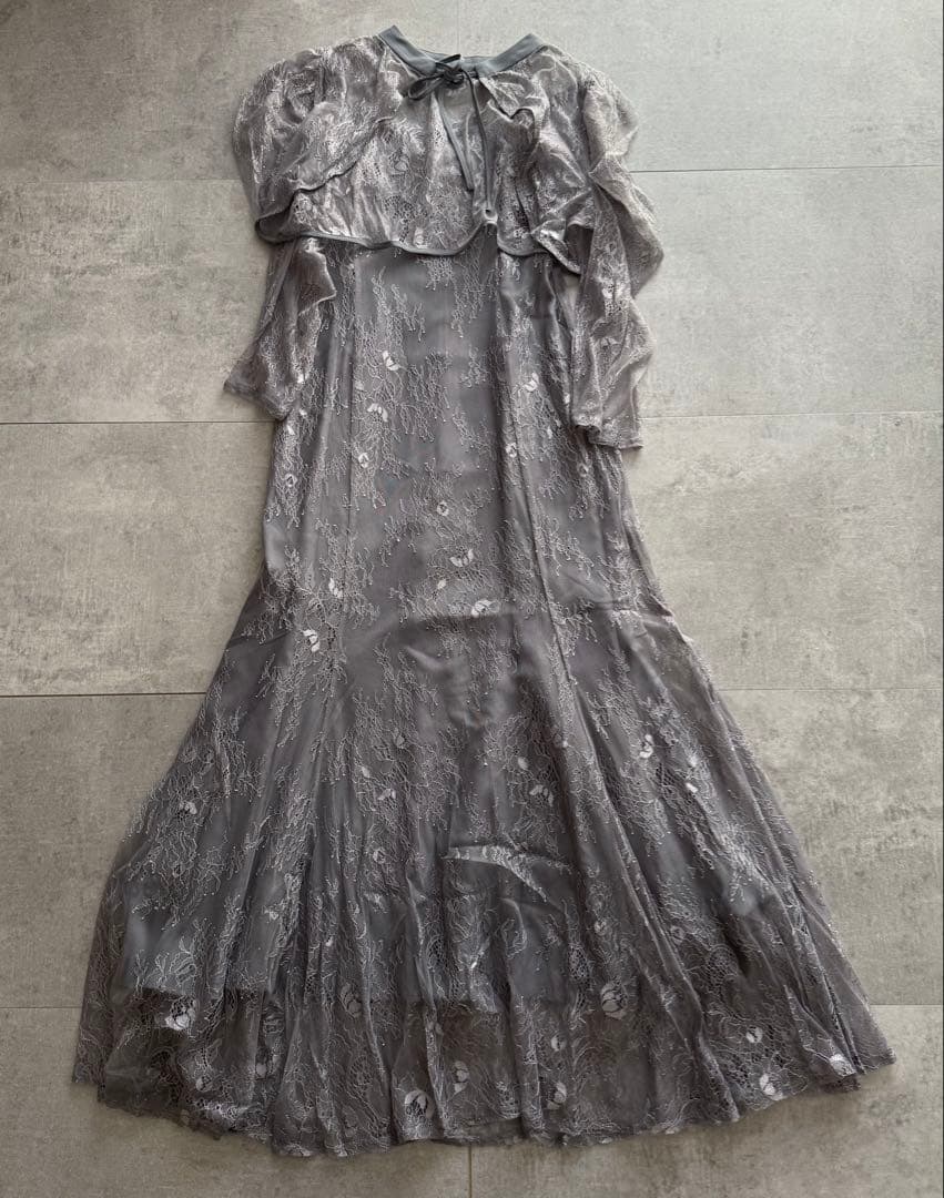 kana オケージョンドレス レースボレロセット S 結婚式 低身長 3WAY