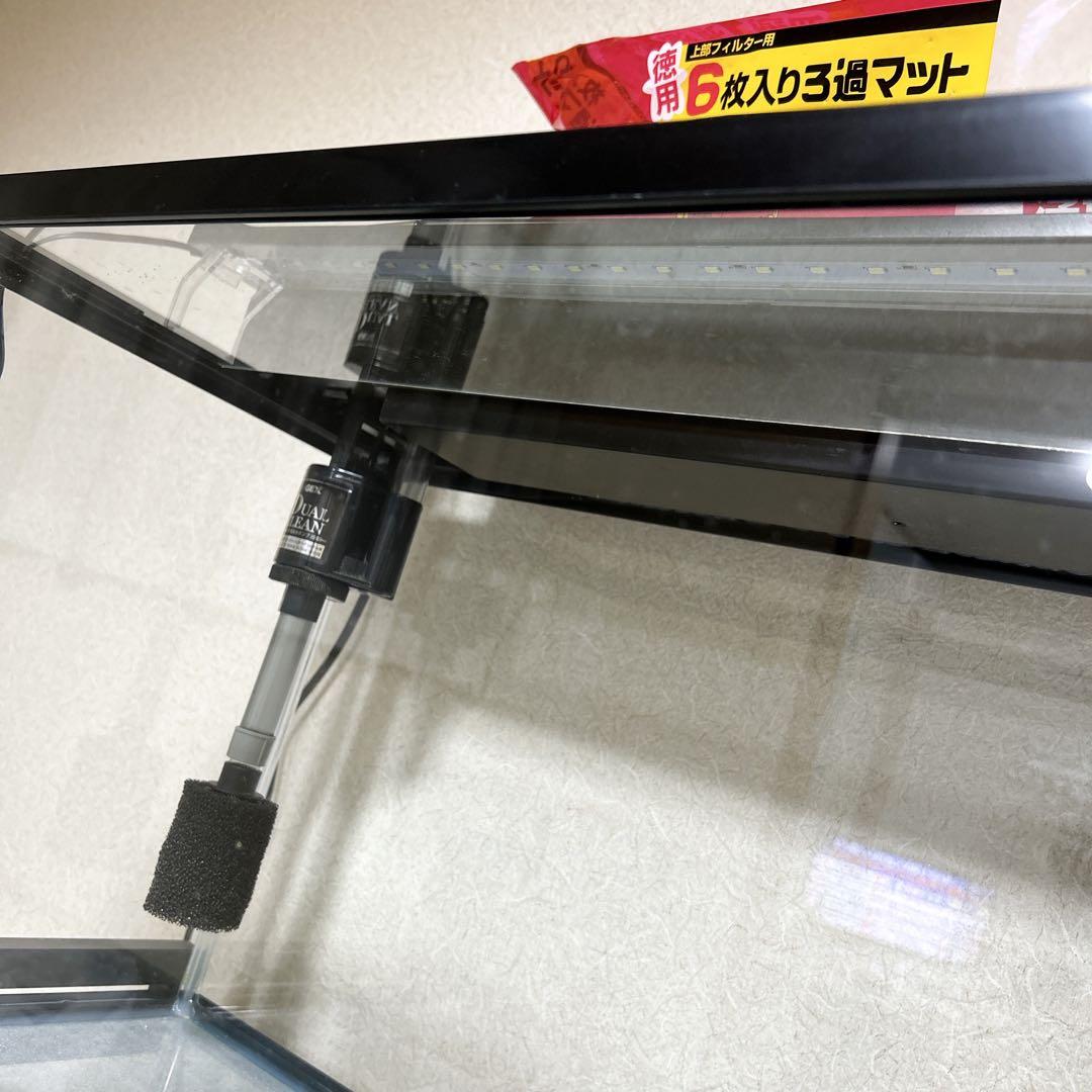 【大阪 近畿 直接取引 引き取り限定】美品 GEX 60cm水槽 水槽台セット