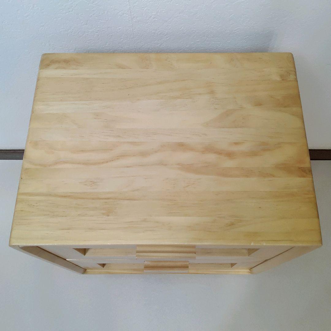 籐 木製 ベッド サイドテーブル ラタン ウッドキャビネット