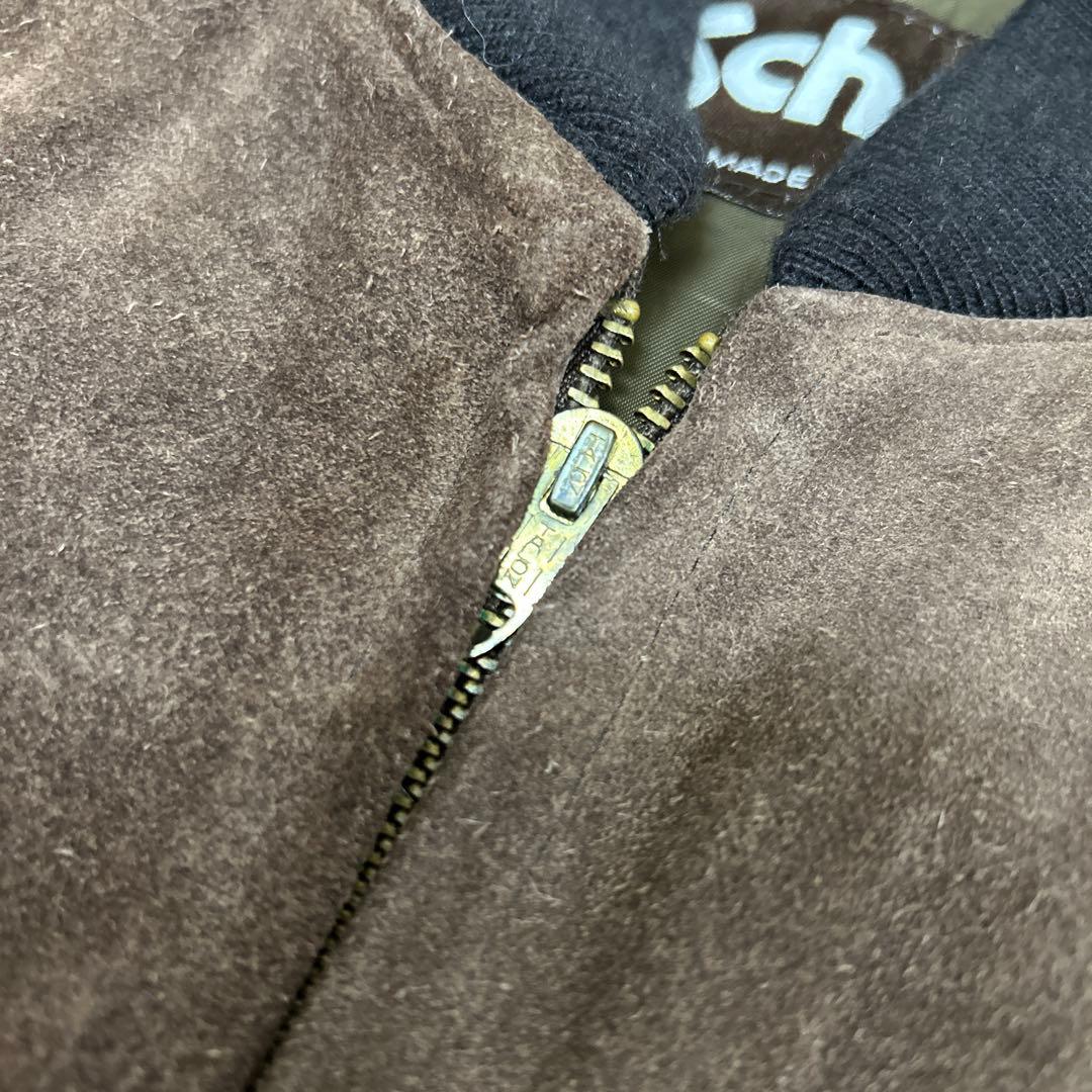 ボ*ム様 ショットSchott スエード ブルゾン レザージャケット MA1