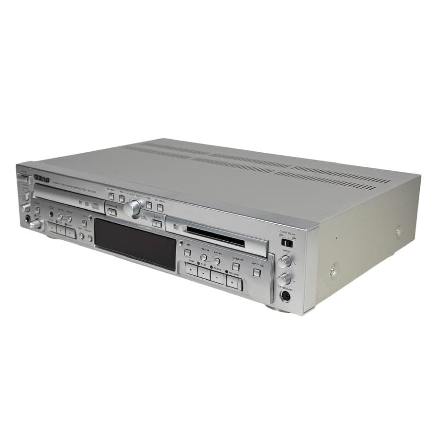 ◆CD録音履歴20時間◆TEAC CDプレーヤー/MDレコーダーMD-70CD