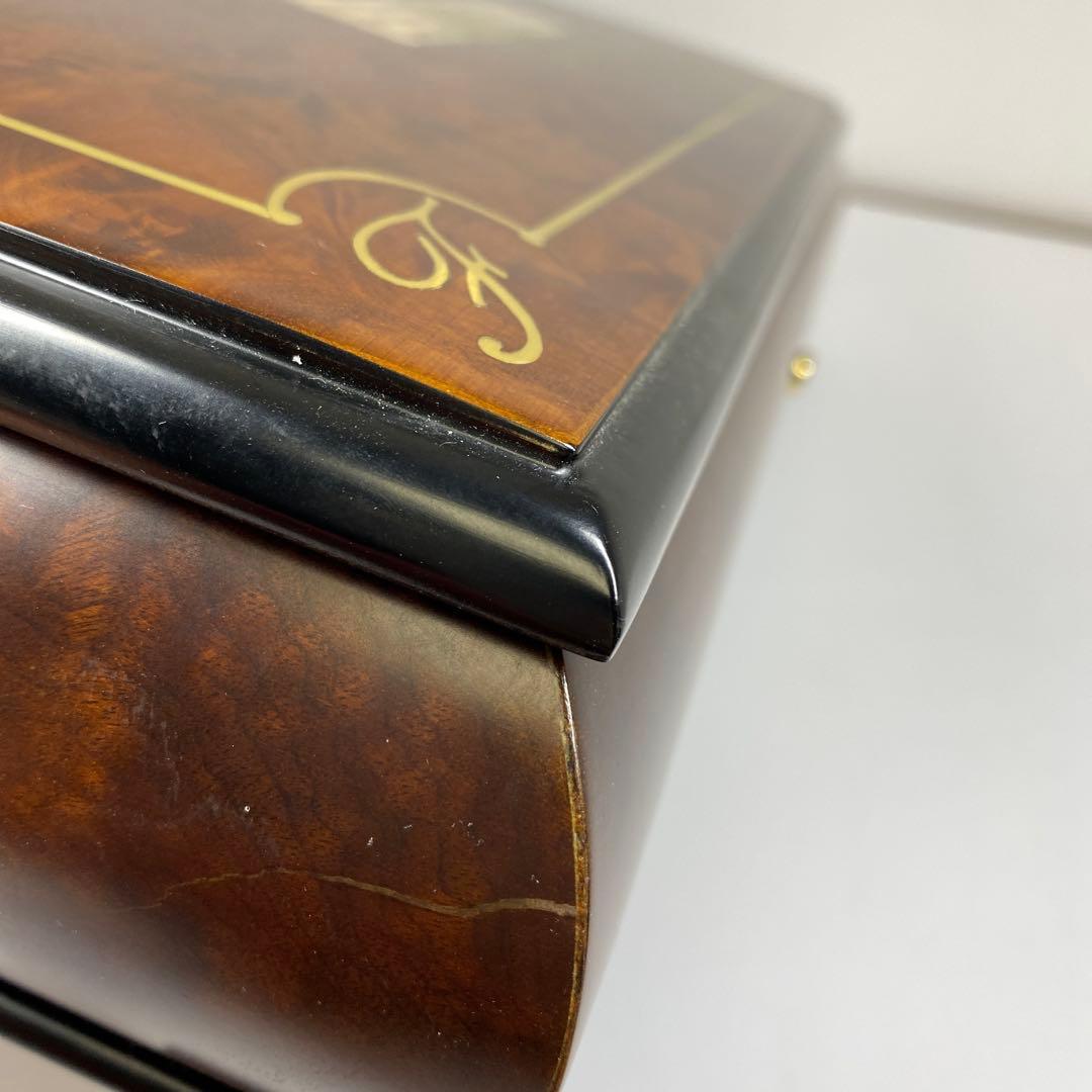 リュージュ50弁5曲　シリンダー式メカニカルオルゴール共箱東さ7-0219☆1F