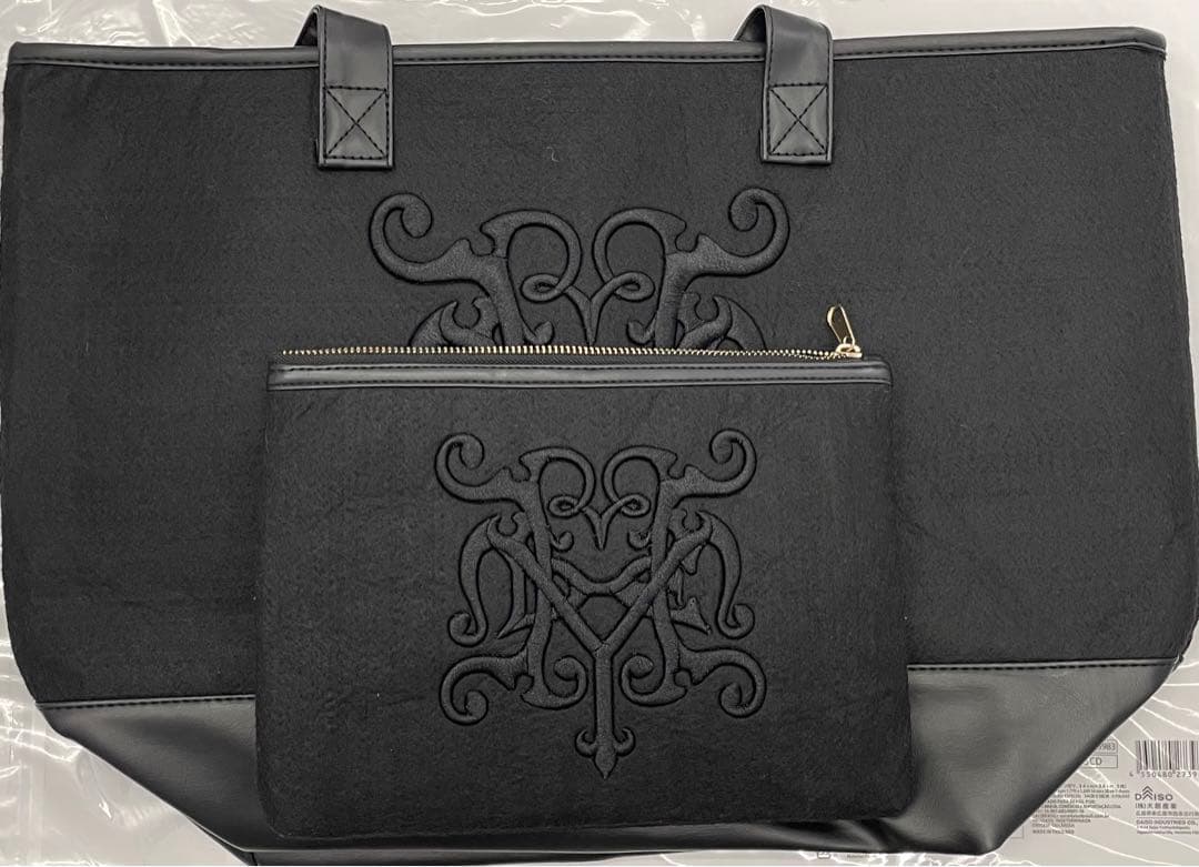 HYDE 黑ミサ Furano 立体HYDEロゴ　トートバッグ　ポーチ　セット