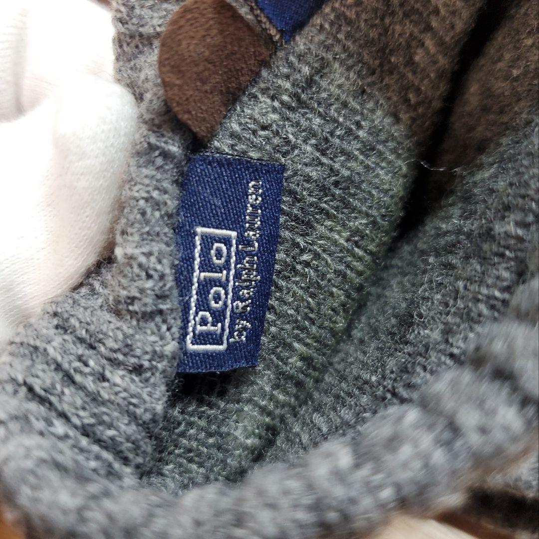 希少 ラルフローレン 手袋 レザー 本革 キルティング レーシング グローブ