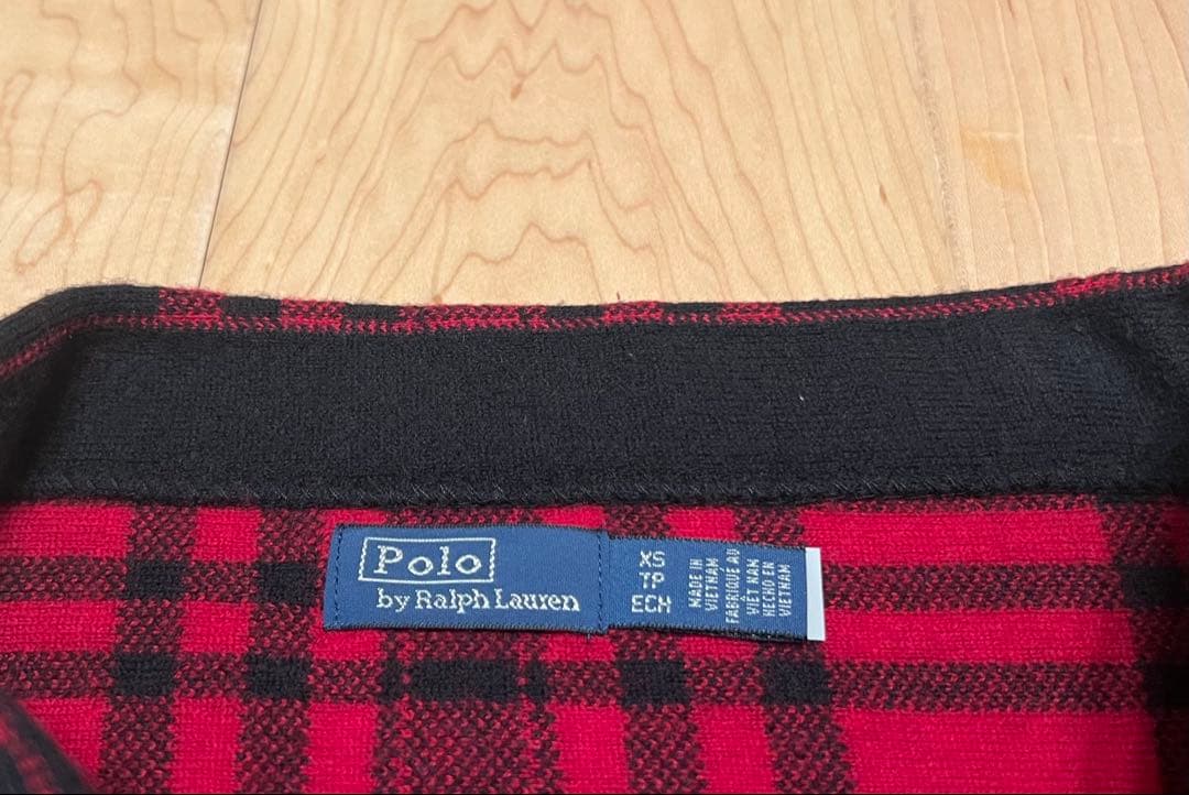 【美品】ラルフローレンRalph Lauren チェックラップスカート　XS