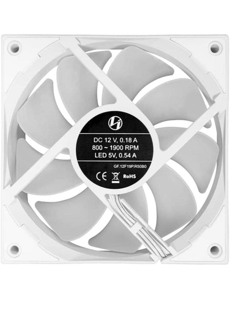 リアンリー　ST120 RGBファン　3個入り×2箱セット　ホワイト