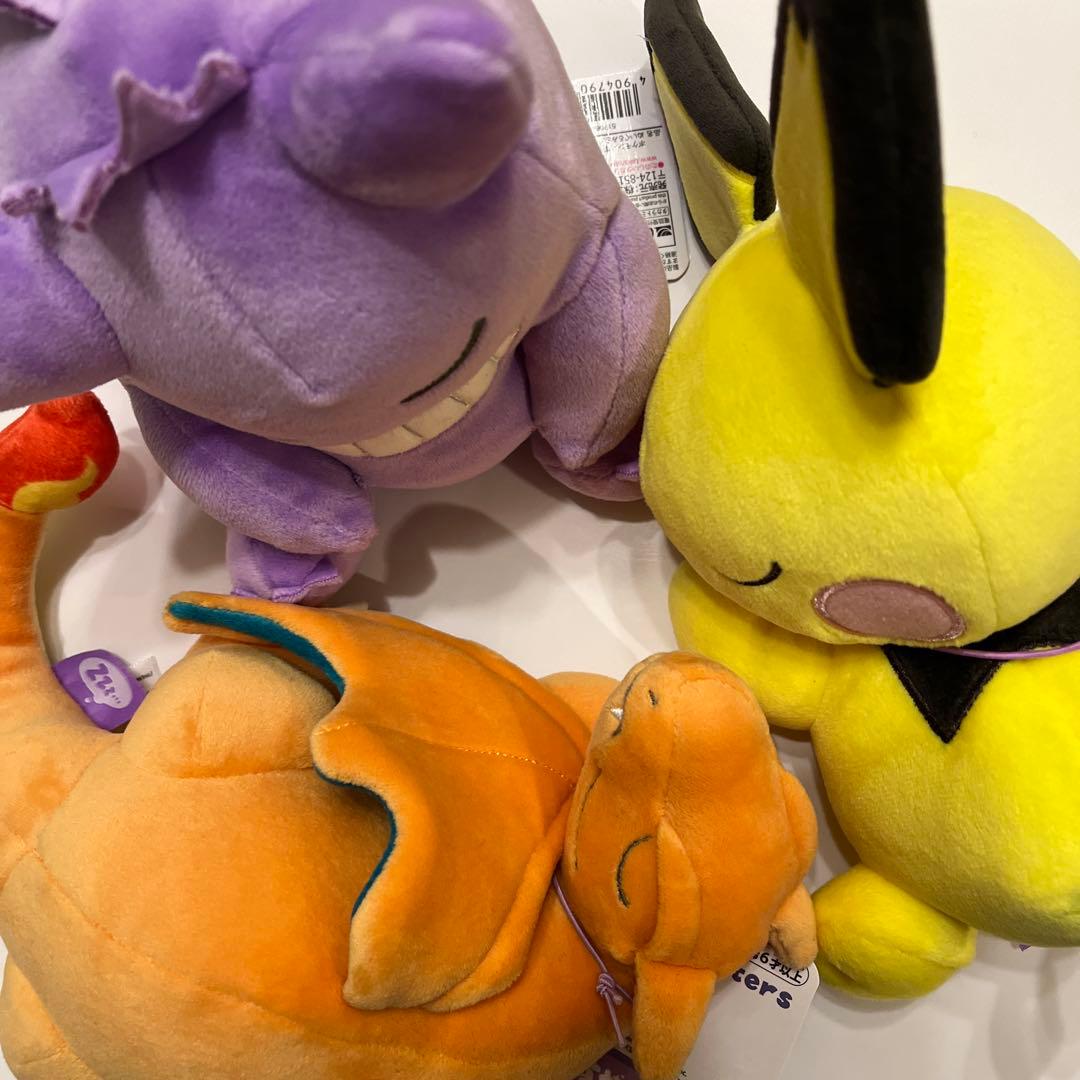 匿名配送【リザードン・ピチュー・ゲンガー】すやすやフレンド ポケモン