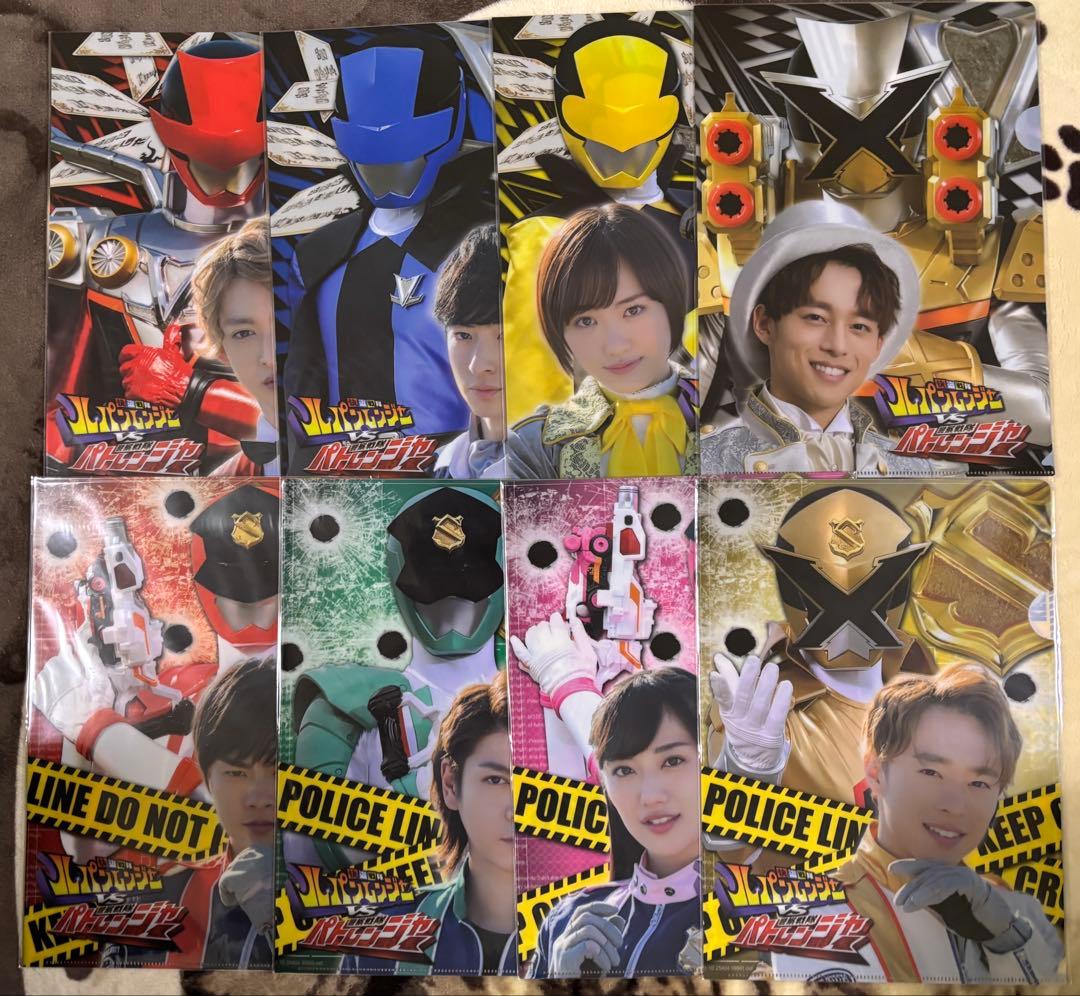 ルパンレンジャーVSパトレンジャー クリアファイル 8枚コンプリートセット