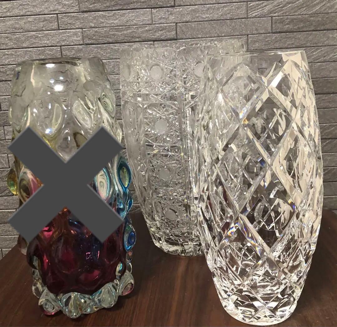 アンティーク レトロ ガラス花瓶 2点⭐︎美品⭐︎