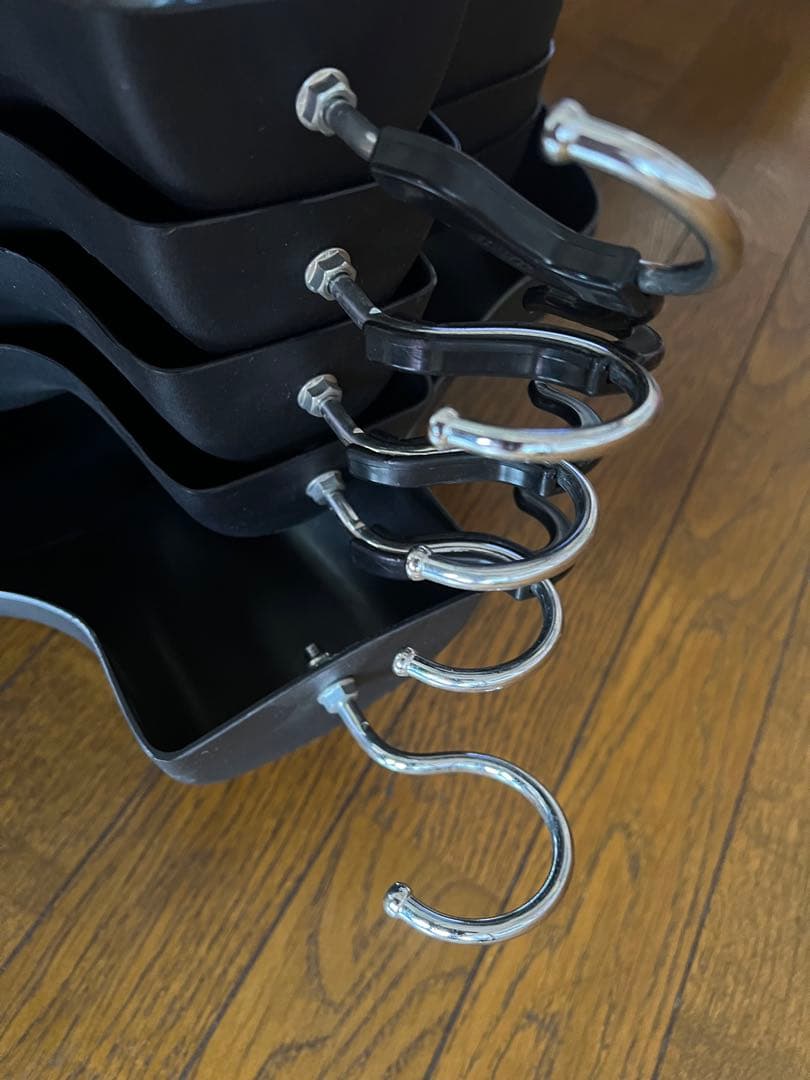 【新品未使用】ブラックマネキンハンガー　5体セット