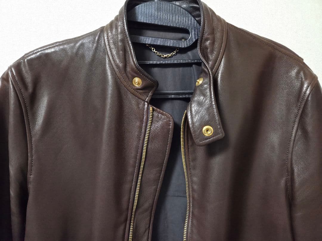 LOUIS VUITTON ライダース レザージャケット ルイヴィトン