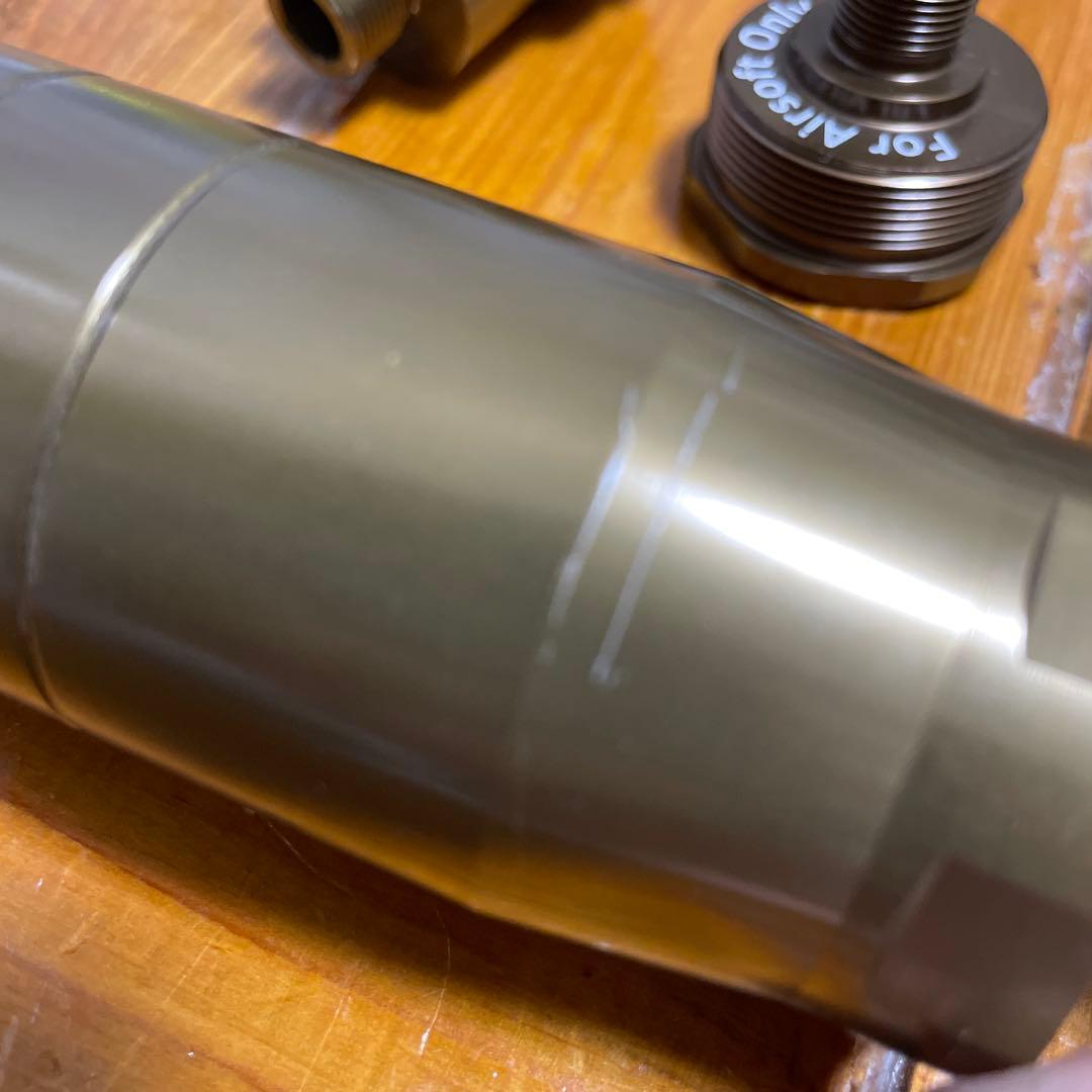 C&C Rex MG7 .308スタイル サプレッサー 14mm逆ネジ