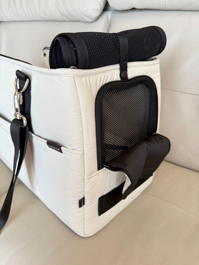 SSOOOK BAG 犬用 キャリーバッグBEIGE Lサイズ