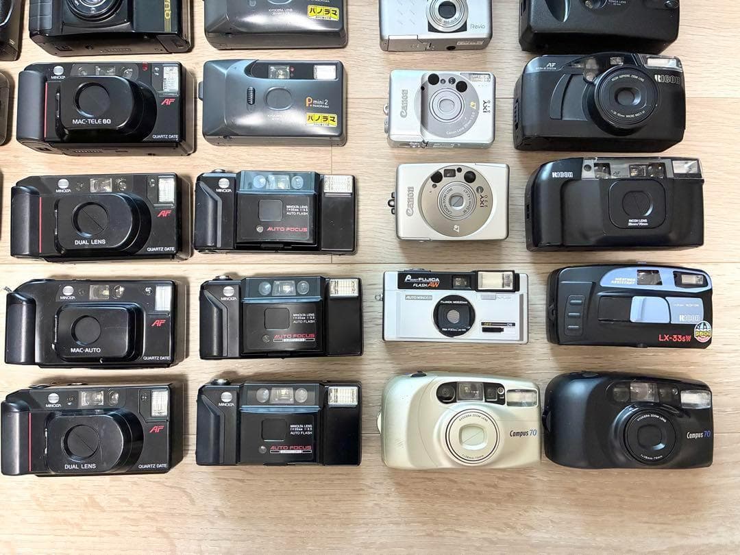 カメラ　まとめ売り 36台　Canon・OLYMPUS・FUJ I・RICOH他