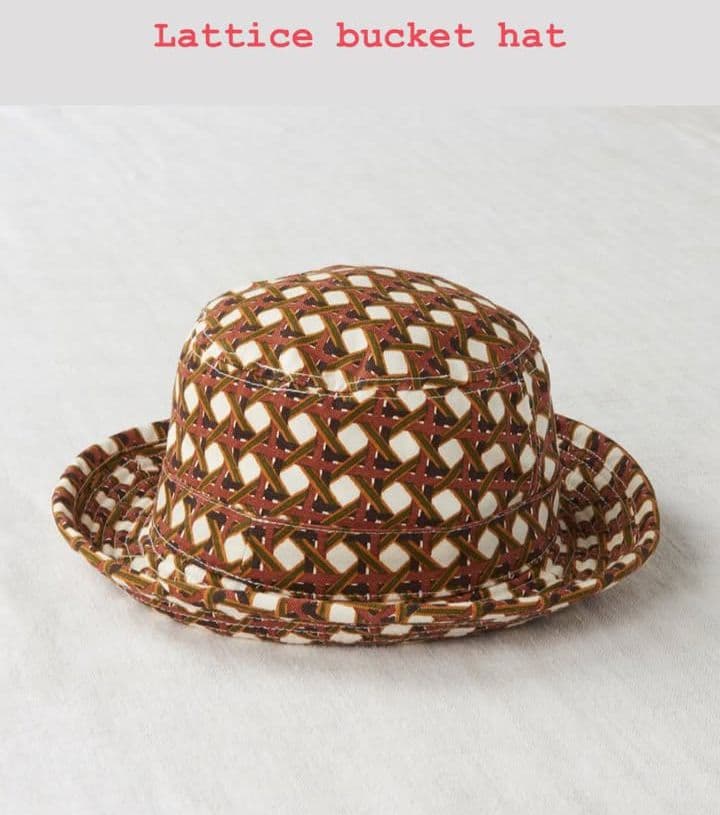 misha&puff■Lattice bucket hat