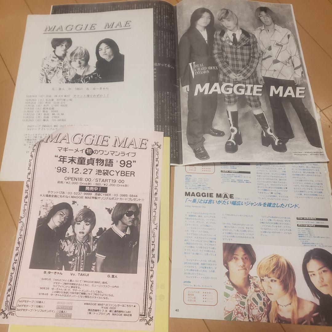 ⭐MAGGIE MAE【中島卓偉、TAKUI】、デモテープ、VHS.ポラ、写真
