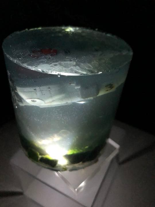 遺跡を見つけた潜水探査船 ジオラマ