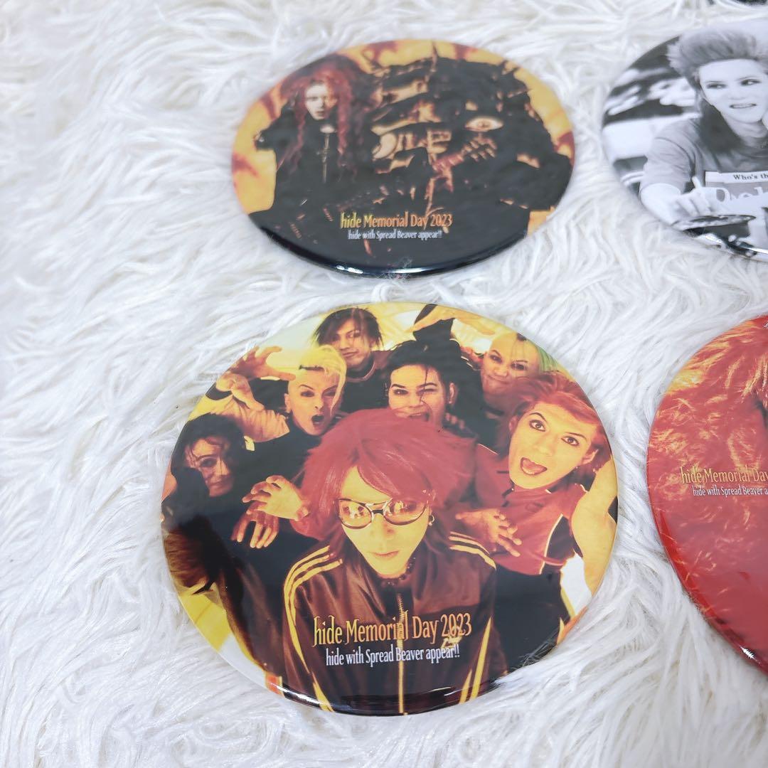 【hide Memorial Day 2023】特大缶バッジ 10種 フルコンプ