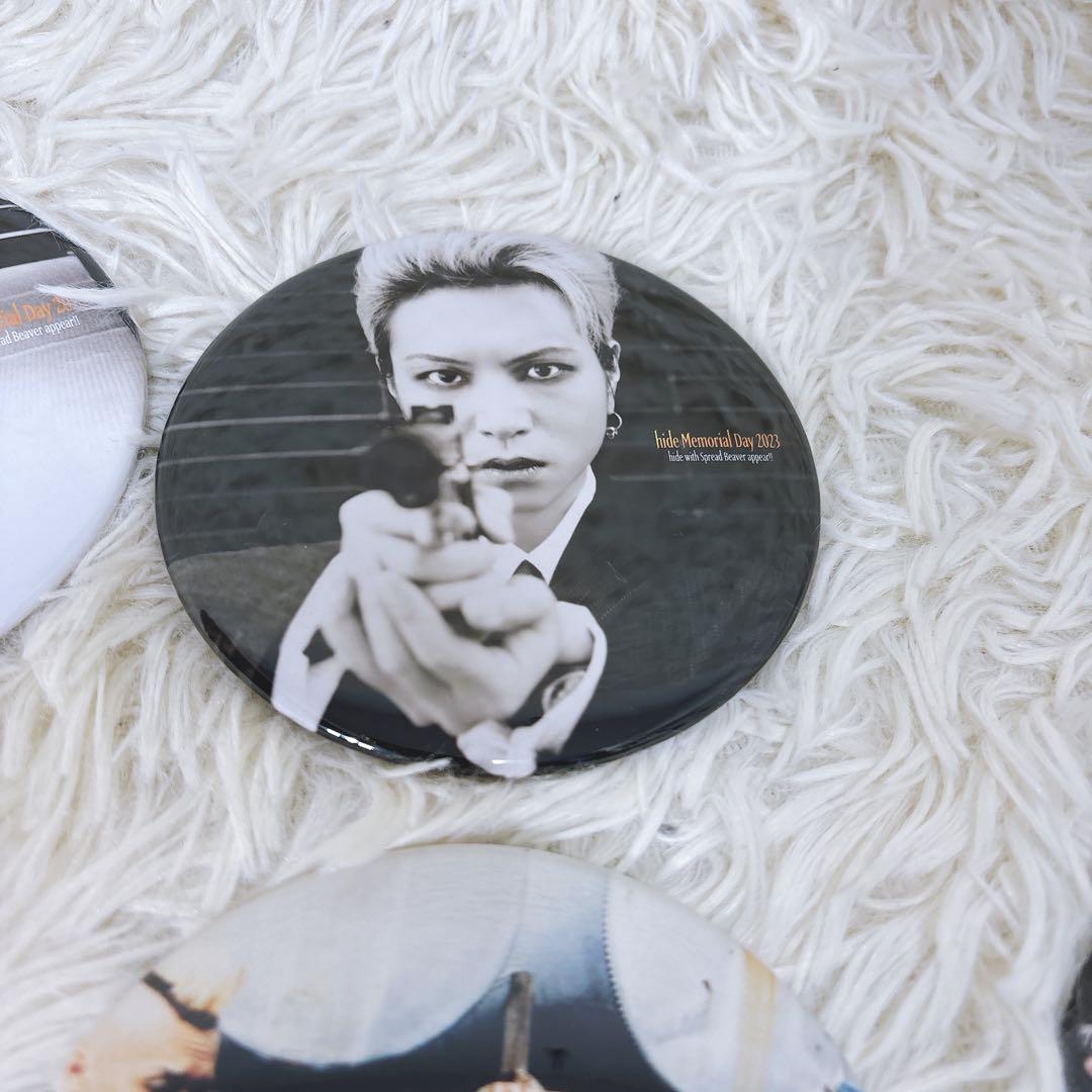 【hide Memorial Day 2023】特大缶バッジ 10種 フルコンプ