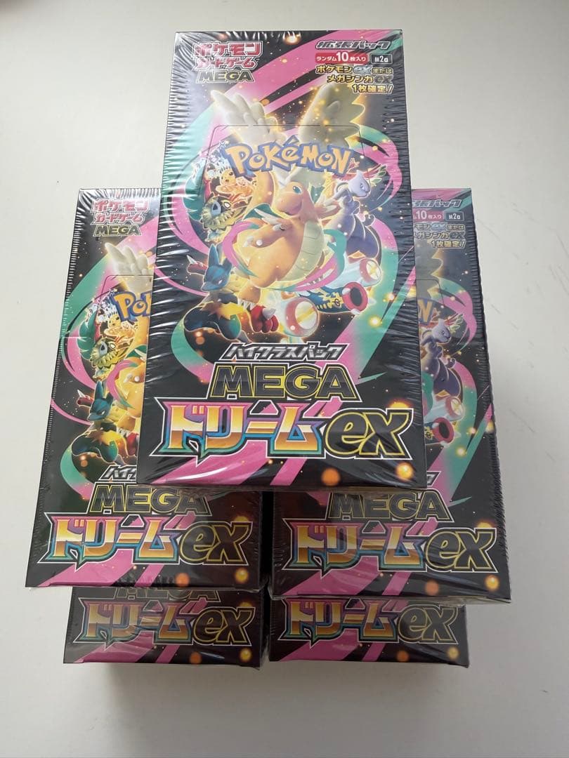 ポケモンカード　MEGA ドリーム　ex 5BOX