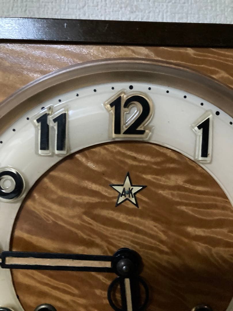 レッドテールChing chang gong 栄計舎 8日巻柱時計 稼働中