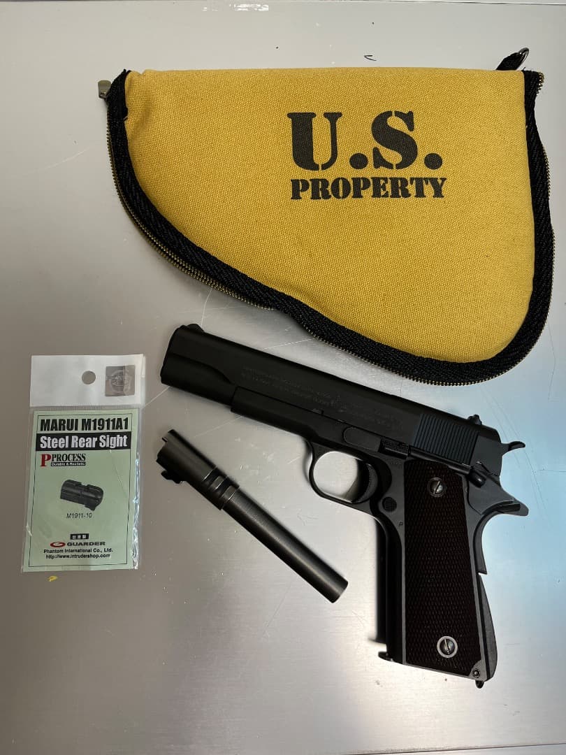 東京マルイ　M1911A1 ガスガン スチールリアサイト付き