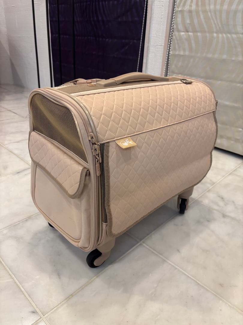 OFT ペットキャリー　ピンクベージュ