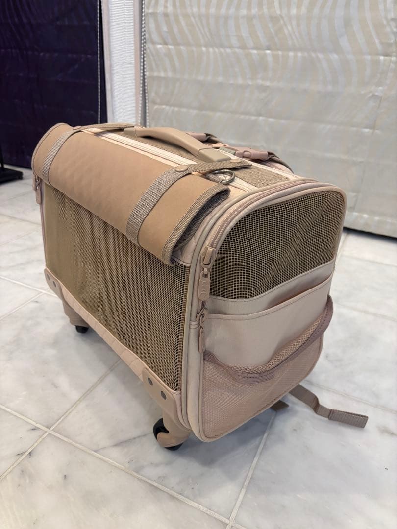 OFT ペットキャリー　ピンクベージュ