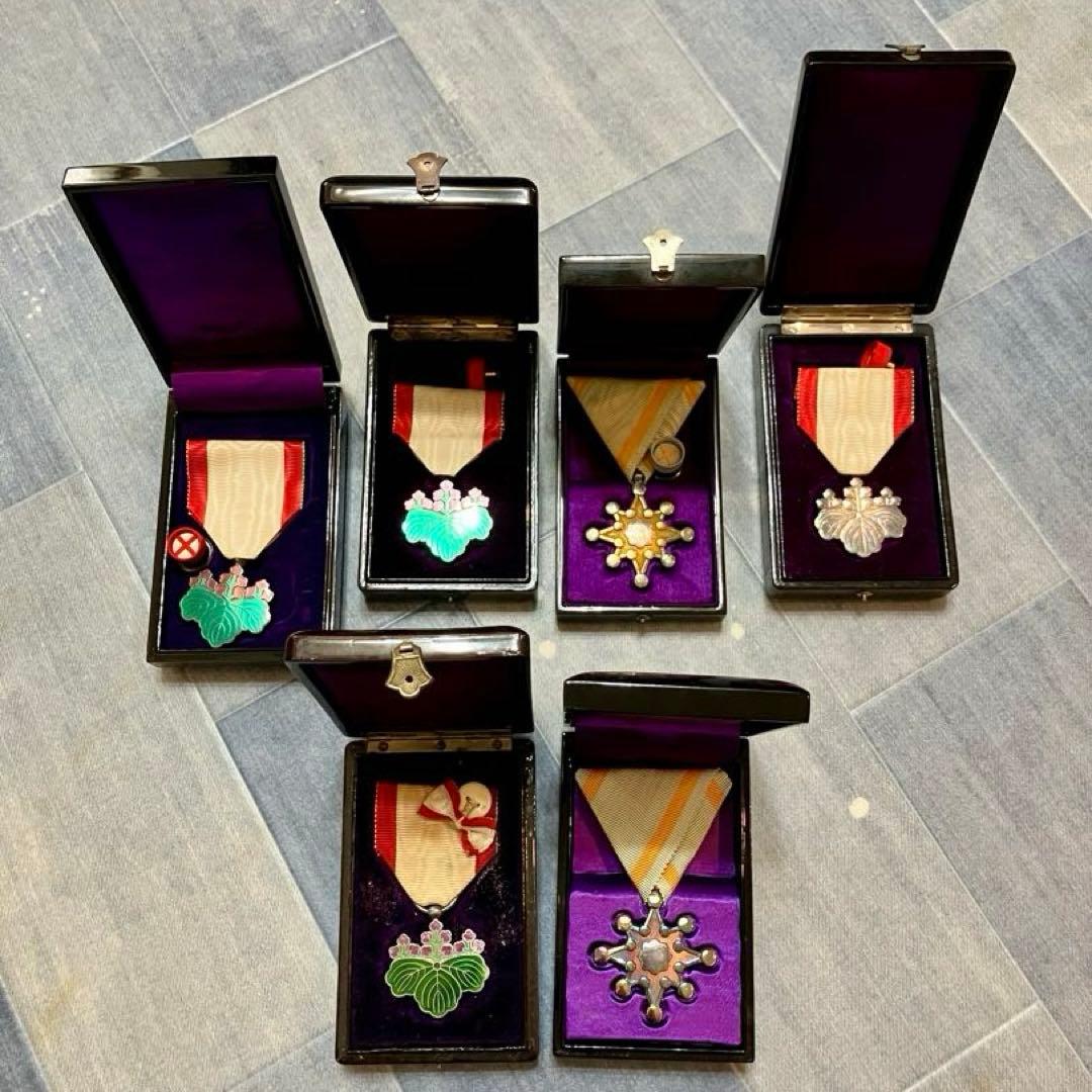 N3343 旧日本軍　勲章　6点セット