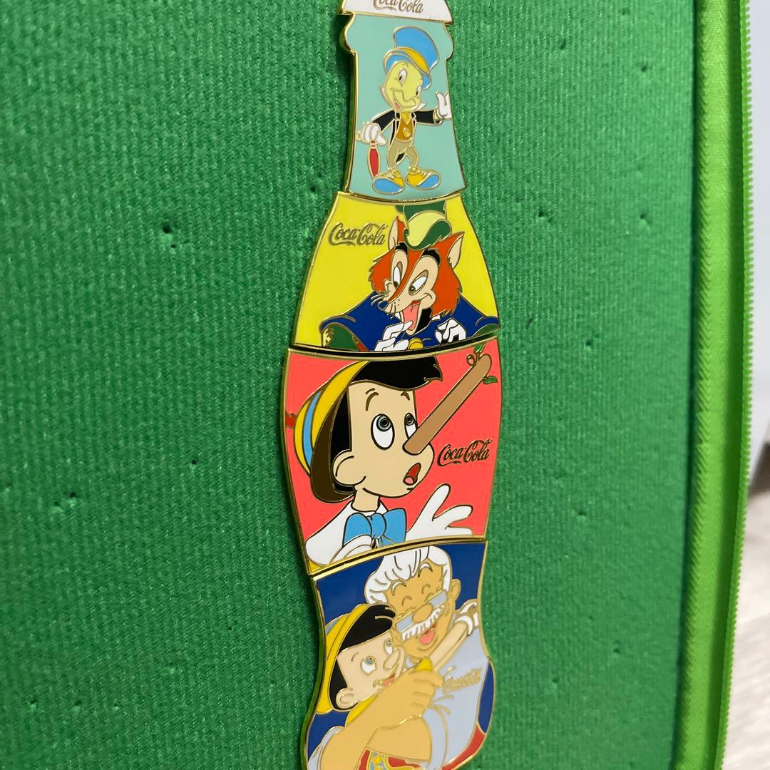 コカ・コーラ ピノキオ ボトル型　ピンズ4個セット LE100