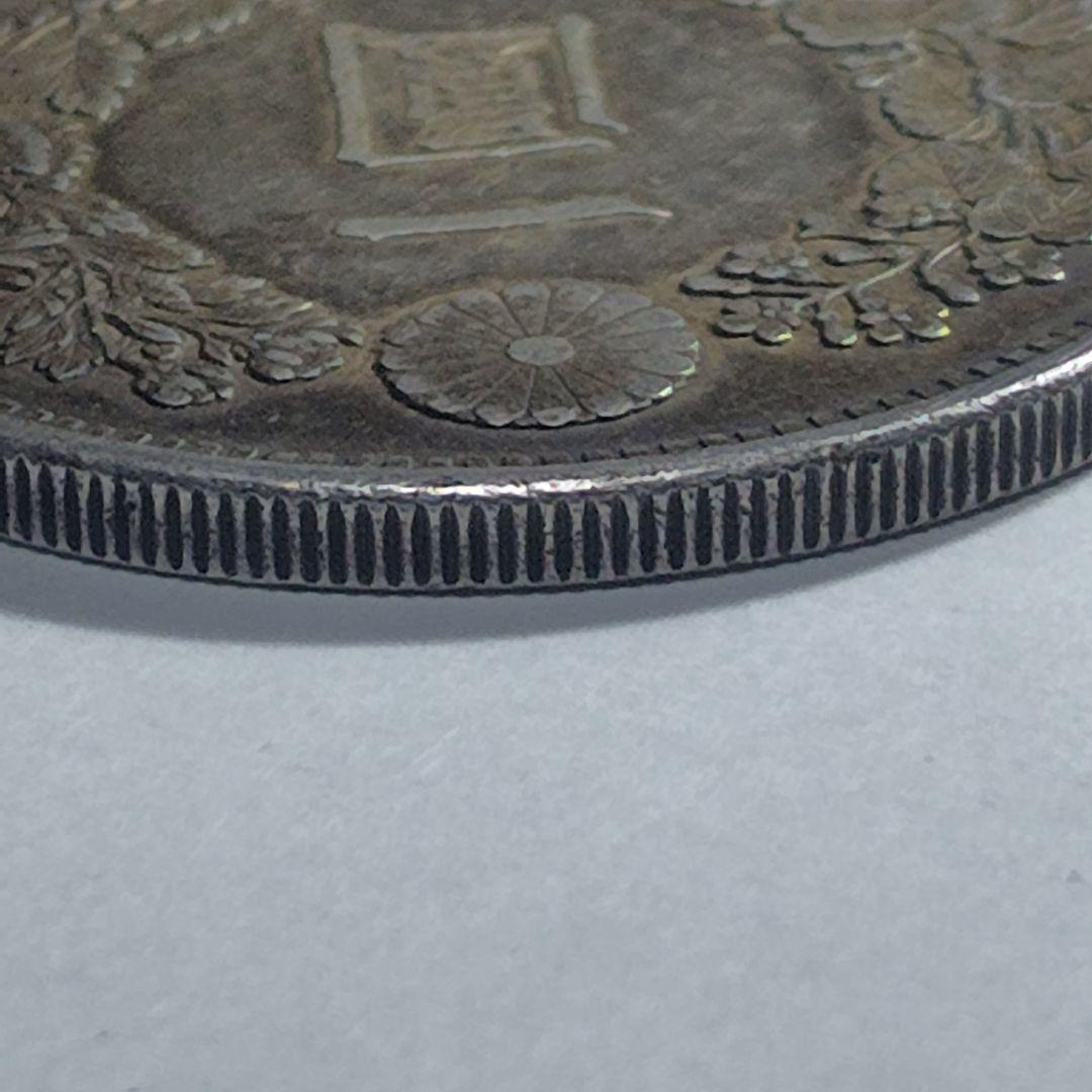 将*駒様 明治十六年（1883年） 一円銀貨（竜図）｜未研磨・自然皮膜｜VF+〜