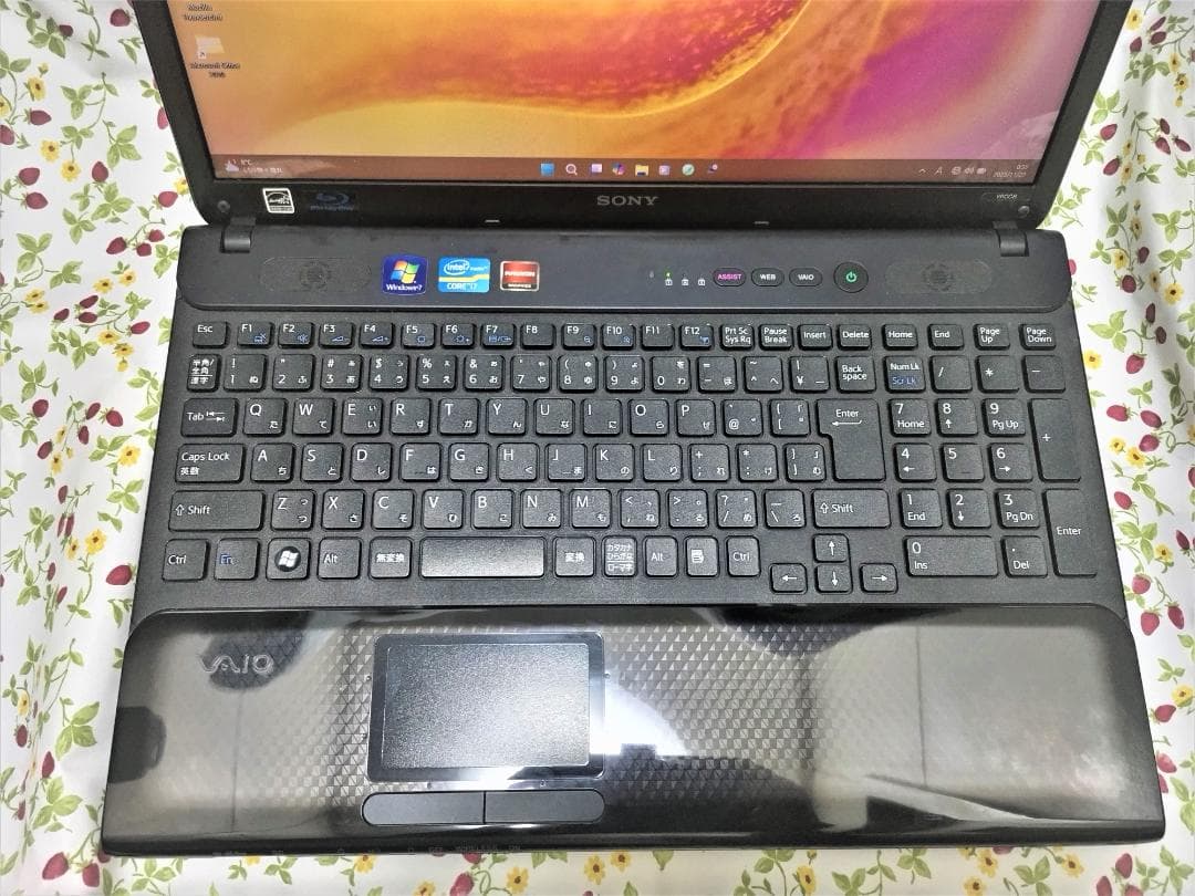 SONY　VAIO　VPCCB3AJ　Core i7　SSD　オフィス　フルHD