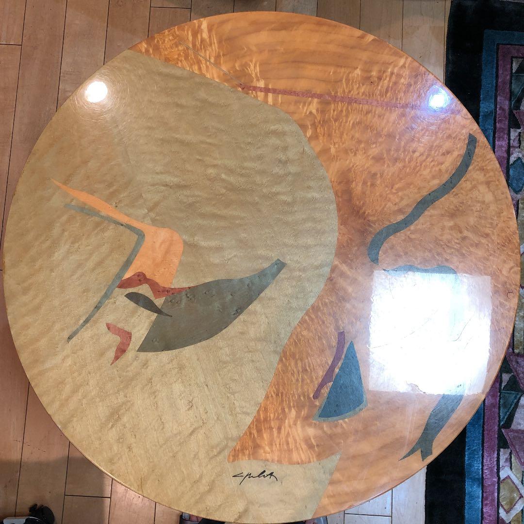 輸入　サイドテーブル 丸 ヨーロッパ　再値下げ