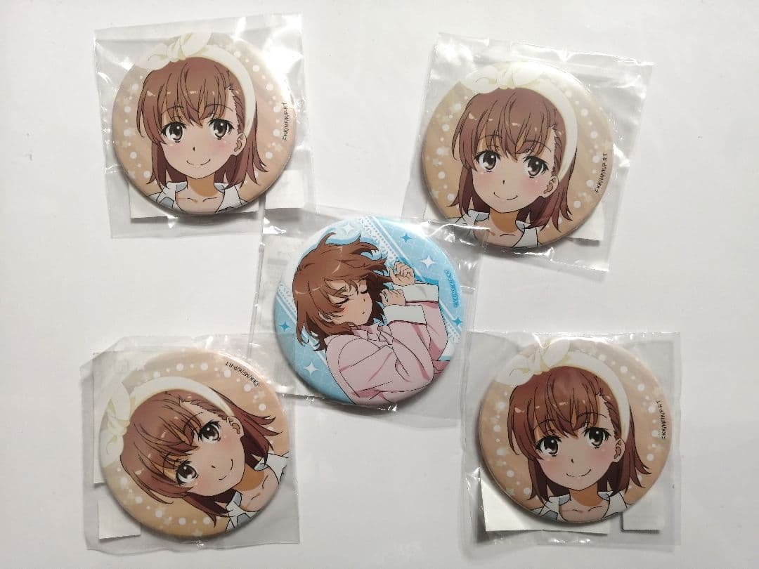 御坂美琴 缶バッジ モーリー くじ引き堂 パジャマ とある科学の超電磁砲