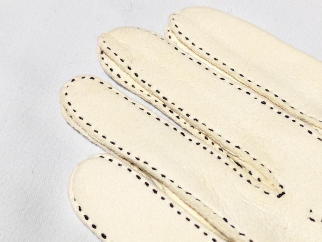 Dents ドスキン 50sヴィンテージ 英国製グローブ オフホワイト XS