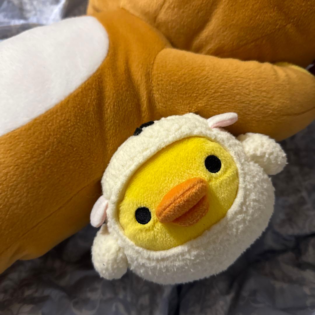 リラックマ /BIGぬいぐるみ/キイロイトリ付き/特大サイズ/調レア品