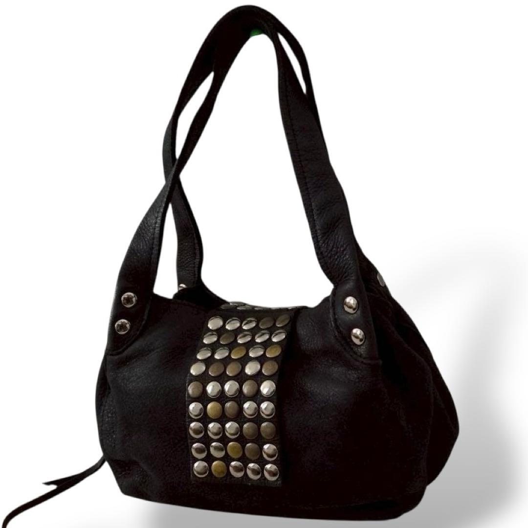 TRES y2k 00s 海外ガール 本革 スタッズ ミニショルダー バッグ