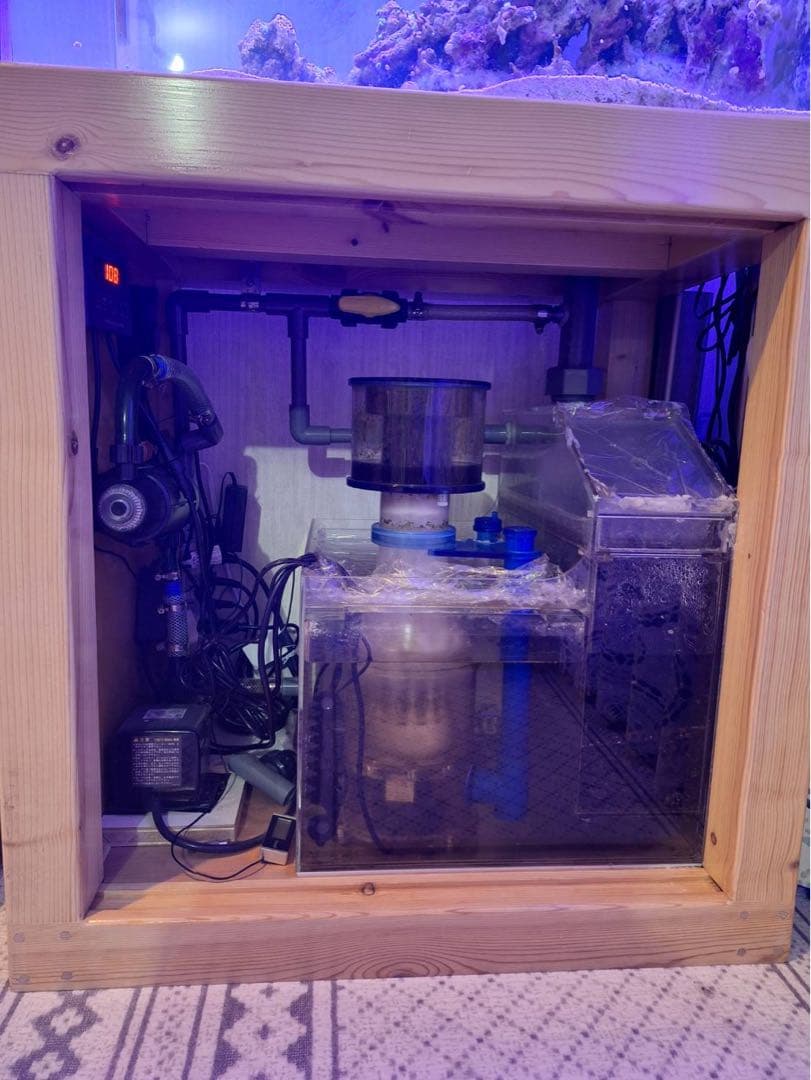 オーバーフロー水槽一式 アクリル750×500×500スプラッシュオリジナル