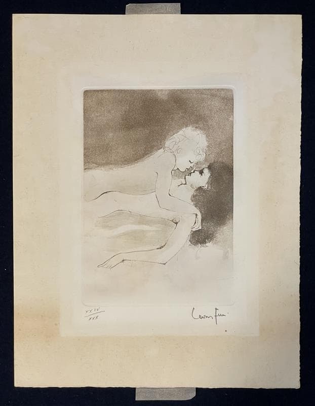 「真作」Leonor Fini「Les amants」銅版画　XXIV/XXX