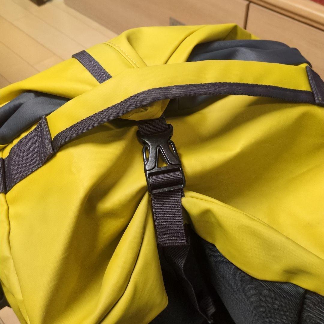 デカトロン FORCLAZ リュック ダッフルバッグ 80L-120L イエロー