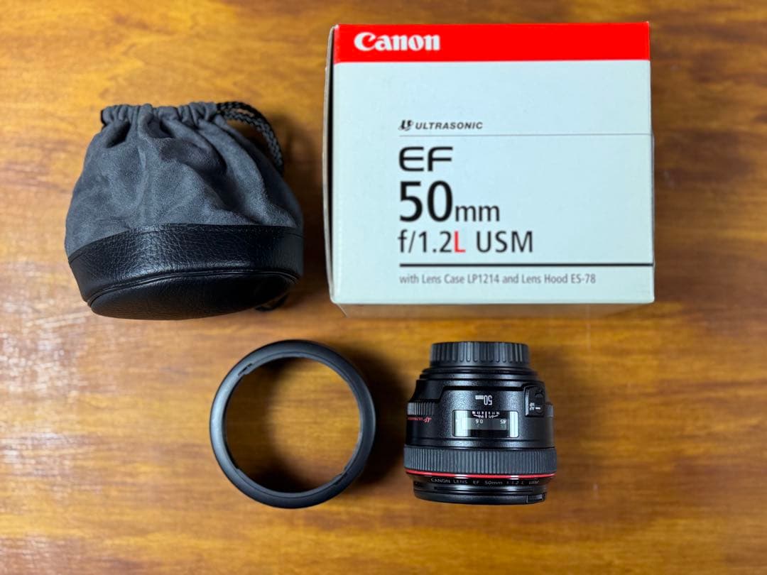 CANON 50mm単焦点レンズ　EF50mm F1.2L USM