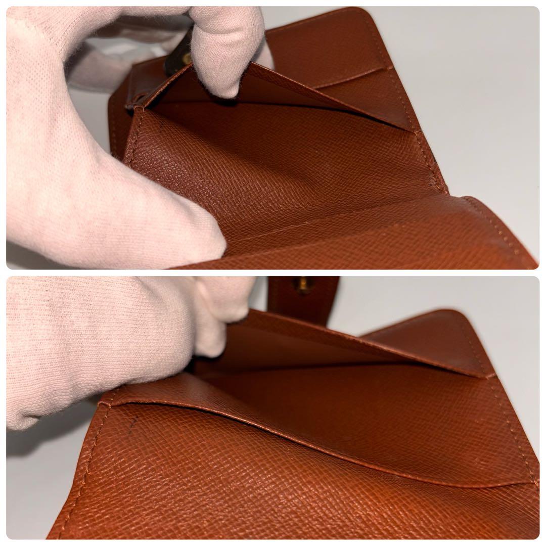 ✨鑑定済み✨ルイヴィトン✨モノグラム✨コンパクトジップ 二つ折り財布